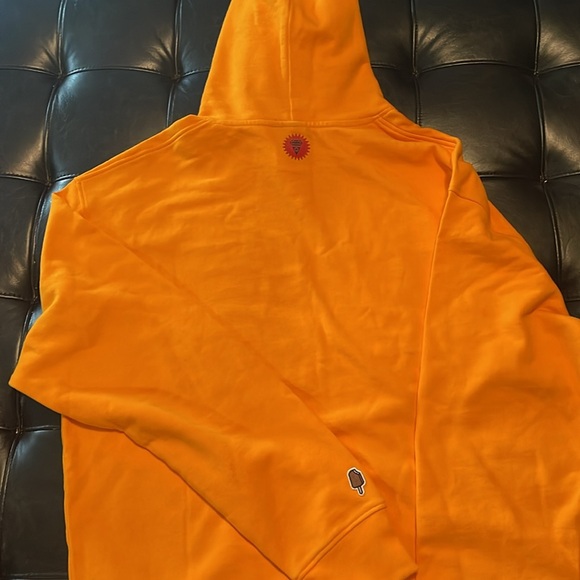 Mens ICECREAM orange/yellow Hoodie size XL - Picture 3 of 3